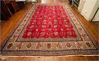 Antique Persian Tabriz Hand Knotted Large Rug