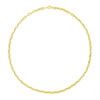 14k Gold Paperclip Chain