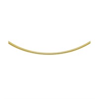14k Gold Classic Omega Style Necklace