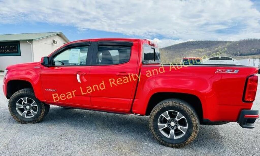 2016 CHEVY COLORADO Z71, 4X4 OFF ROAD