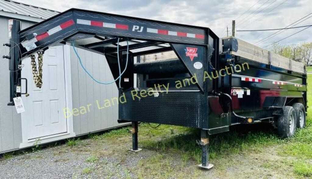 2021 PJ GOOSENECK DUMP TRAILER