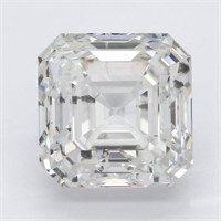 Igi Certified Asscher Cut 4.03ct Si2 Lab Diamond