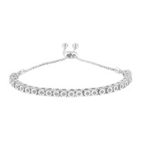 Sparkling .25ct Diamond Bolo Tennis Bracelet