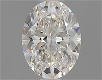 Gia Certified Oval Cut .50ct Vs2 Diamond
