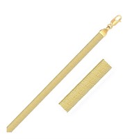 14k Gold Super Flex Herringbone Bracelet 4.0mm