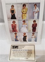 Princess Diana Stamps w/COA