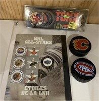 Hockey Stamps ,pogs , Bottle openers