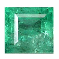Genuine 1.5mm Square Faceted Emerald