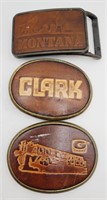 (NO) Leather Belt Buckles - Grove, Clark and