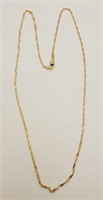 (LB) 10kt Yellow Gold Necklace (20" long) (1.2