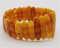 (NO) Butterscotch Amber Stretch Bracelet