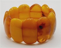 (NO) Butterscotch Amber Stretch Bracelet