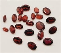(LB) Garnet Gemstones - Oval Cut - (approx.
