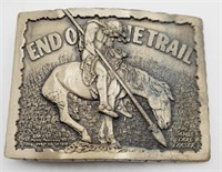 (NO) End of the Trail Belt Buckle (2-1/2" ×