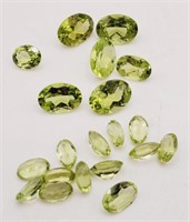 (LB) Peridot Gemstones - Oval Cut - (approx.
