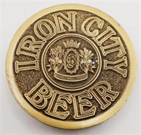 (NO) Iron City Beer Belt Buckle (2-1/2" diameter)