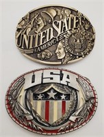 (NO) United States of America Belt Buckles