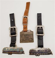 (NO) Pocket Watch Fobs - Camper and Box Car with