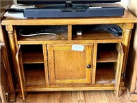 Oak TV stand --42" x 20" x 33" high