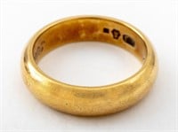 Edwardian 14K Yellow Gold Band Ring