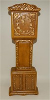 Marcia of Calif Grandfather Clock Wall Pocket Vase