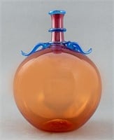 Robin Mix Amber Glass Vase, 1993