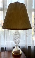 29" crystal table lamp