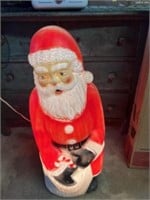 Vintage Santa blow mold
