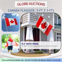 CANADA FLAG (SIZE: 5-FT x 3-FT)