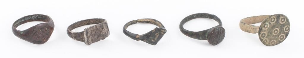 Ancient Roman Bronze Rings, 5