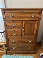 Lexington bedroom drawers with door, clothing not