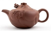 Chinese Yixing Zisha Teapot with Dragon Motif