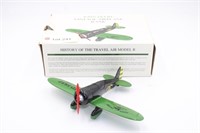 Vintage Travel Air Model R Airplane Coin Bank