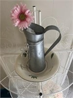 Pitcher, water bowl, flower vase
