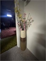 Tall flower vase