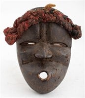 Dan Hand-Carved Wood Mask