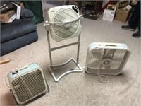 Vintage Windsor fan on tilting stand, air