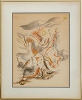 Andre Masson Untitled Lithograph in Colors