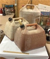 2- 5 gallon & 6 gallon gas jugs