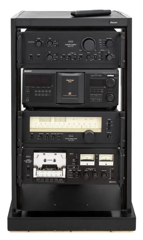 Sansui & Sony Stereo System