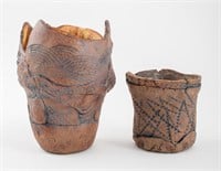 Louis Mendez Studio Art Pottery Vases, 2