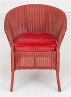 Lloyd Loom "Beverly" Wicker Tub Chair