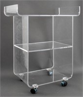 Charles Hollis Jones Style Acrylic Cart