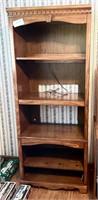 Wood bookcase 30" x 6'