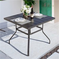 NUU GARDEN Outdoor Dining Table  Black Square