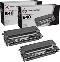 LD Toner Cartridge for Canon E40  2-Pack