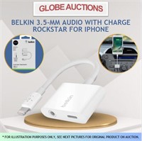 BELKIN 3.5-MM AUDIO W/ CHARGE ROCKSTAR FOR IPHONE