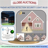 RADAR MOTION DETECTION SECURITY LIGHT BULB