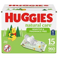 Huggies Baby Wipes  15 Packs  960 Count