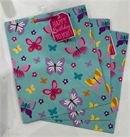 Celebrate Butterfly Gift Bag - 3pc